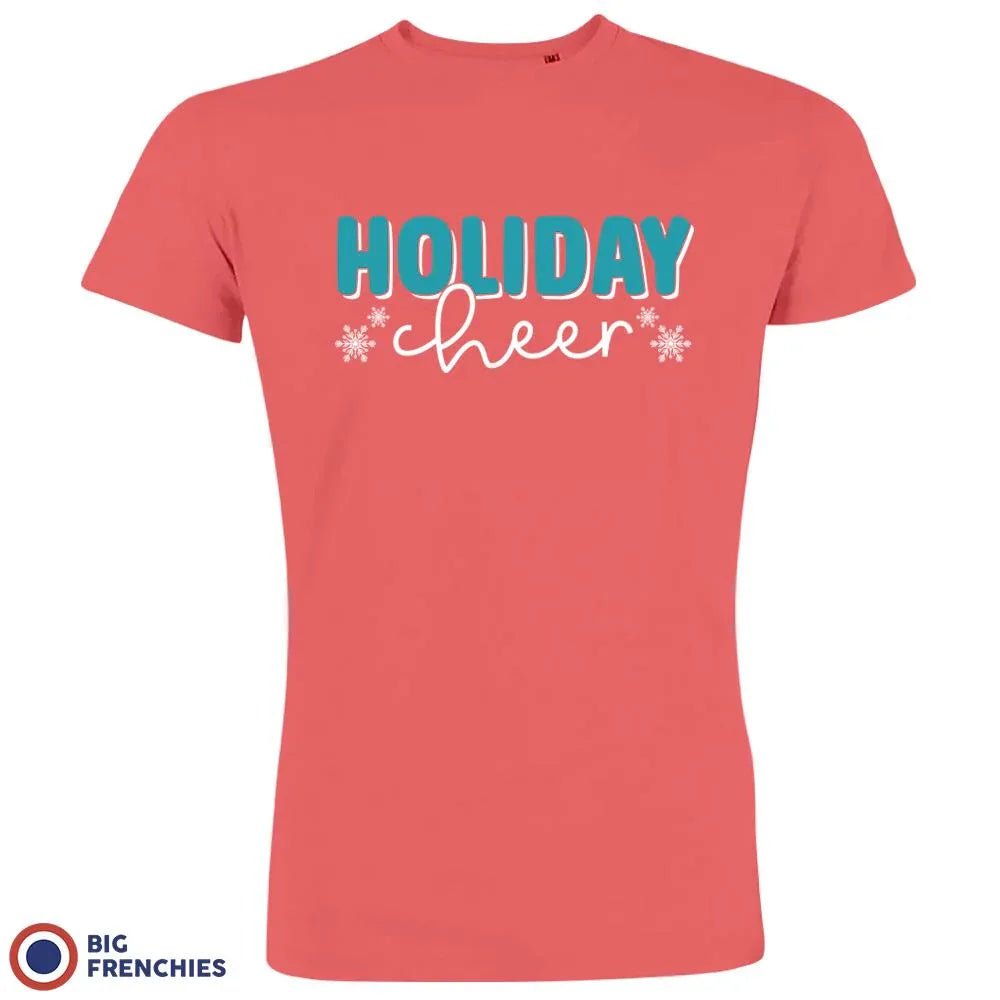 Holiday Cheer Christmas Men's Organic Cotton Tee - Create Marketplace