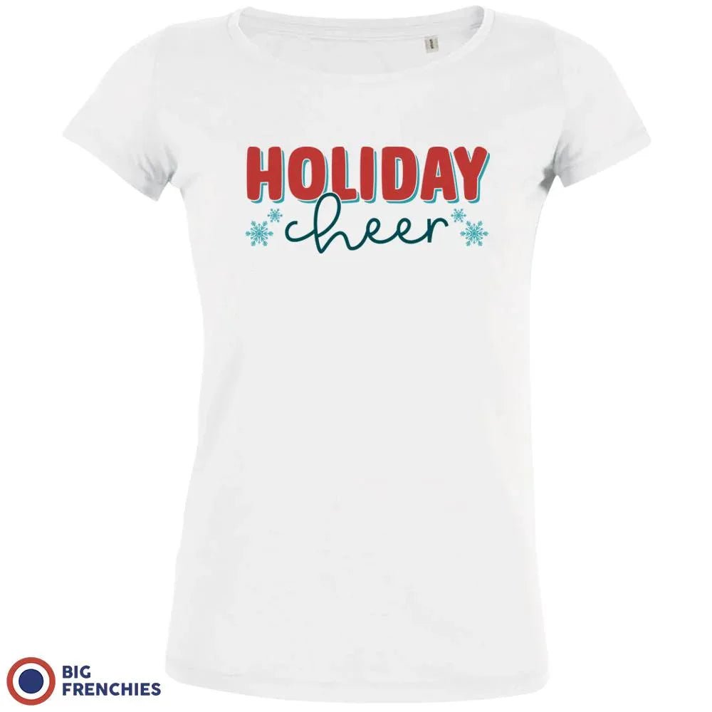 Holiday Cheer Christmas Women's Organic Cotton Tee - Create Marketplace
