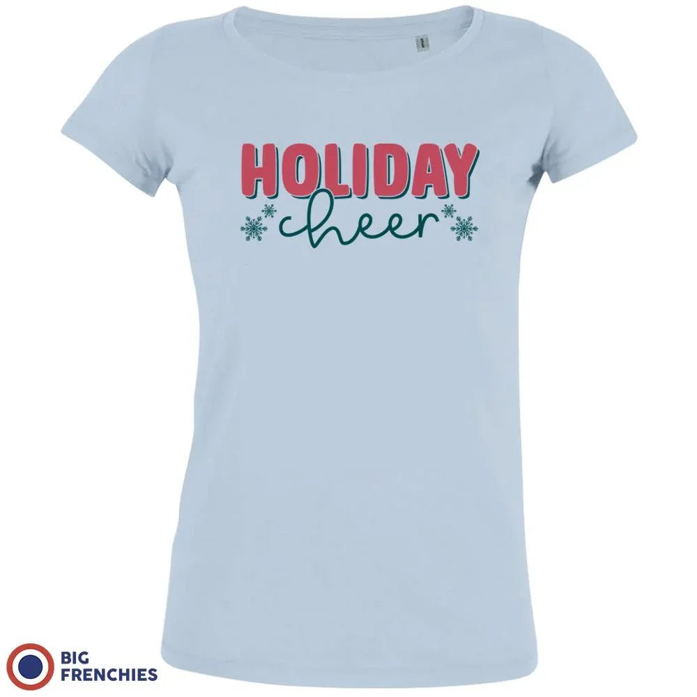 Holiday Cheer Christmas Women's Organic Cotton Tee - Create Marketplace