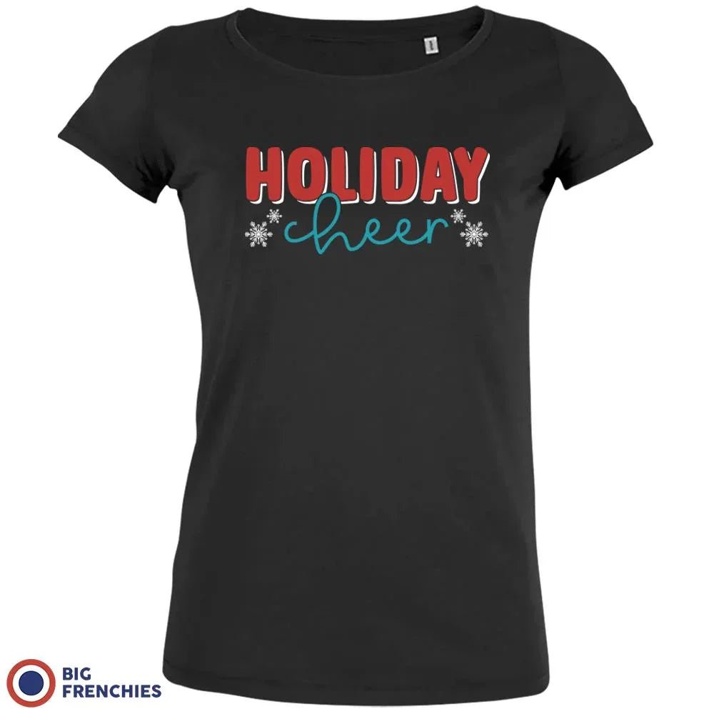 Holiday Cheer Christmas Women's Organic Cotton Tee - Create Marketplace