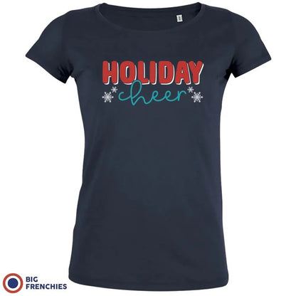 Holiday Cheer Christmas Women's Organic Cotton Tee - Create Marketplace
