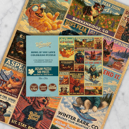 Howl If You Love Colorado Puzzle - Create Marketplace