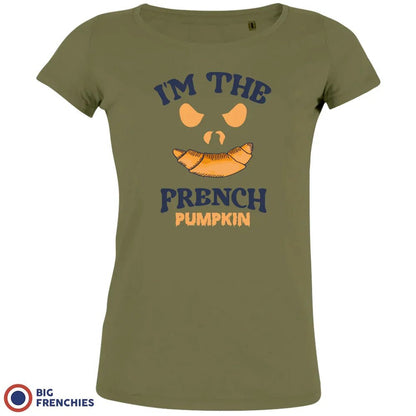 I Am The French Pumpkin Halloween Women's Organic Cotton Tee - Create Marketplace