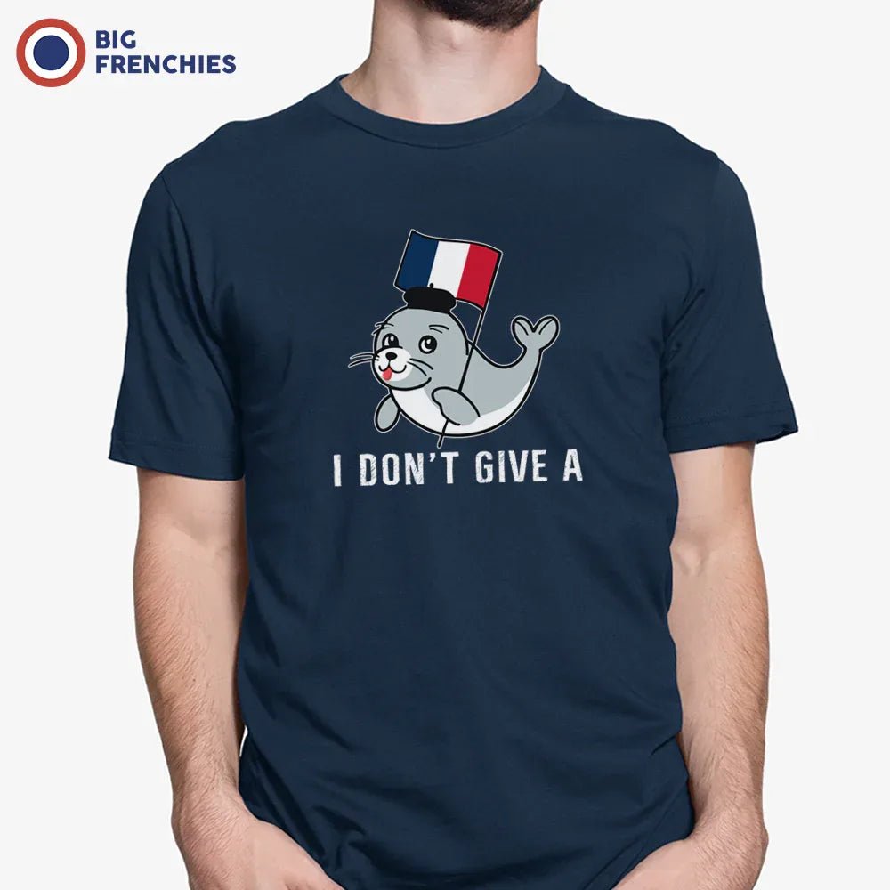 I Don't Give a Phoque Men's Organic Cotton Tee - Create Marketplace