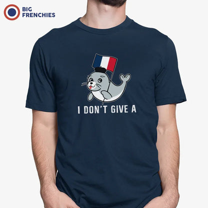 I Don't Give a Phoque Men's Organic Cotton Tee - Create Marketplace