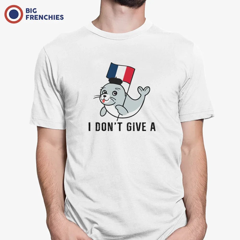 I Don't Give a Phoque Men's Organic Cotton Tee - Create Marketplace
