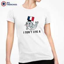 I Don't Give a Phoque Women's Organic Cotton Tee - Create Marketplace