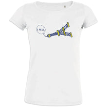 I Fell Tower Women's Organic Cotton Tee - Create Marketplace