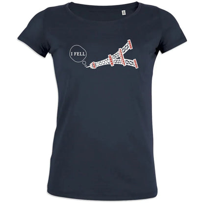 I Fell Tower Women's Organic Cotton Tee - Create Marketplace
