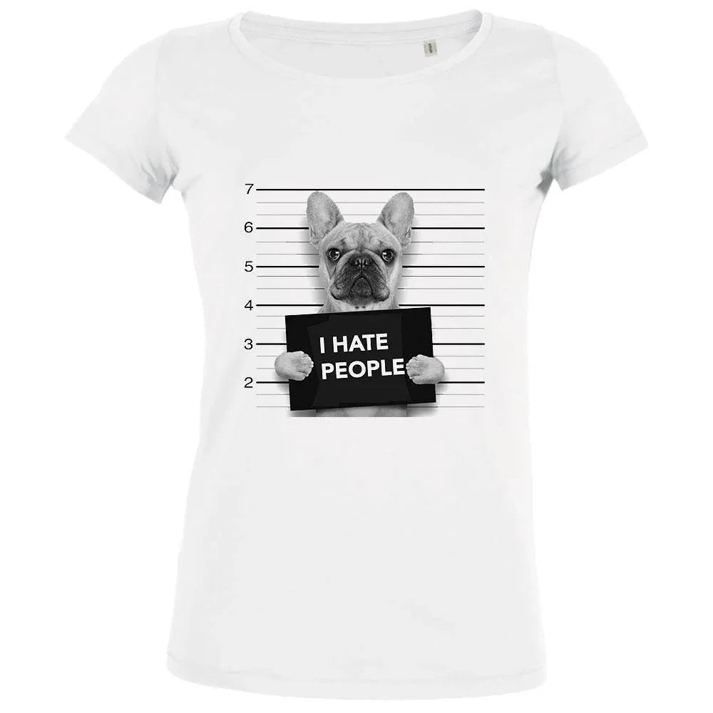 I Hate People Women's Organic Tee - Create Marketplace