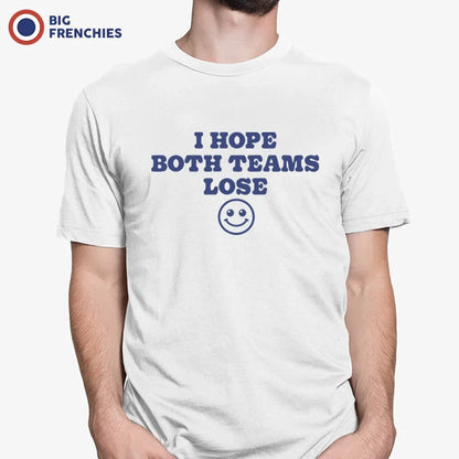 I Hope Both Teams Lose Men's Organic Cotton Tee - Create Marketplace