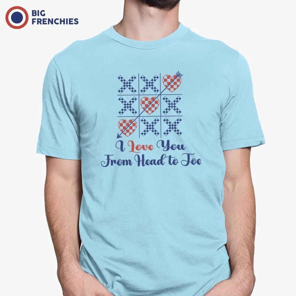 I Love You From Head To Toe Men's Organic Cotton Tee - Create Marketplace