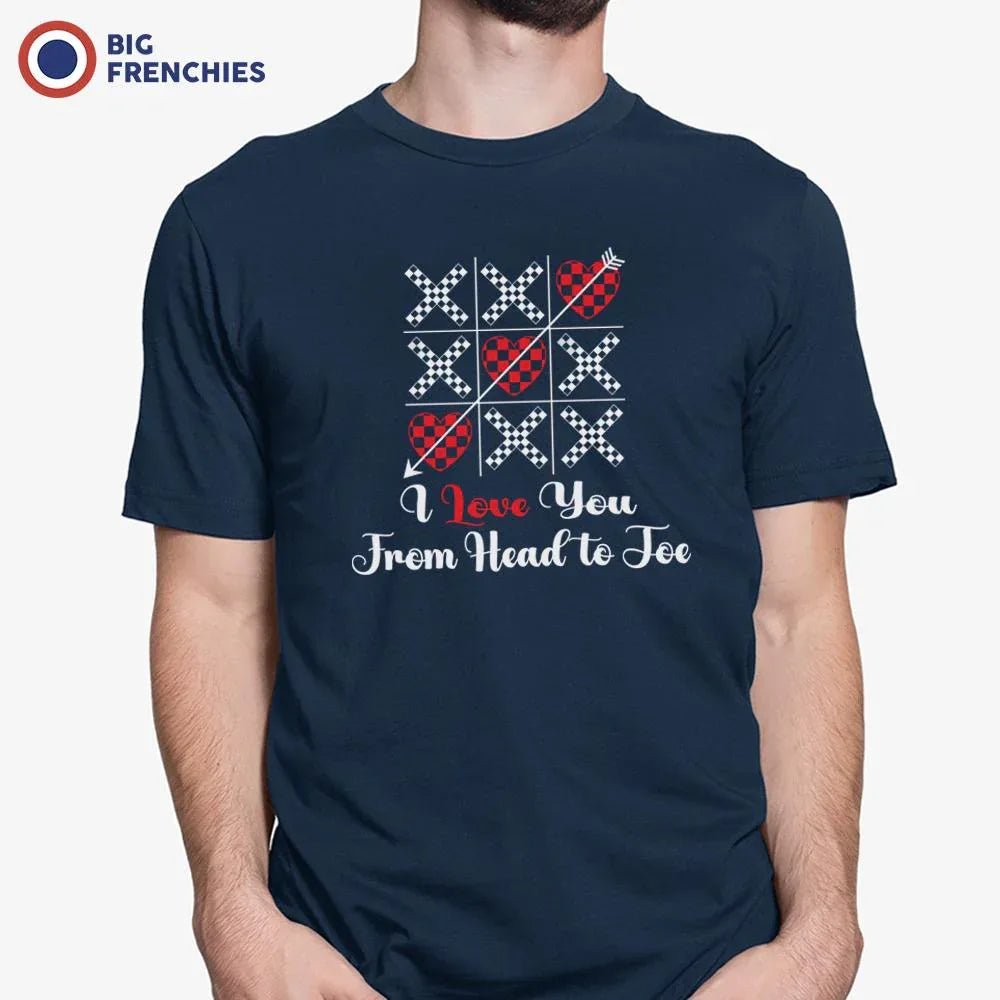 I Love You From Head To Toe Men's Organic Cotton Tee - Create Marketplace