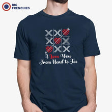 I Love You From Head To Toe Men's Organic Cotton Tee - Create Marketplace