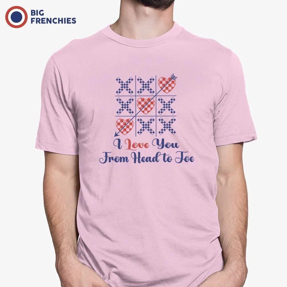 I Love You From Head To Toe Men's Organic Cotton Tee - Create Marketplace