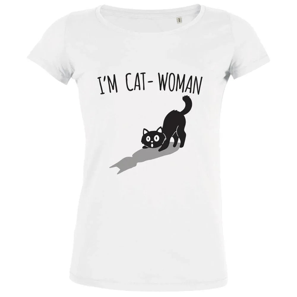 I'm A Cat Woman Women's Organic Tee - Create Marketplace