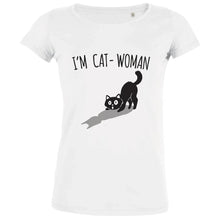 I'm A Cat Woman Women's Organic Tee - Create Marketplace