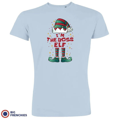 I'M The Boss ELF Christmas Men's Organic Cotton Tee - Create Marketplace