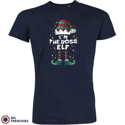 I'M The Boss ELF Christmas Men's Organic Cotton Tee - Create Marketplace