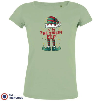 I'M The Sweet ELF Christmas Women's Organic Tee - Create Marketplace