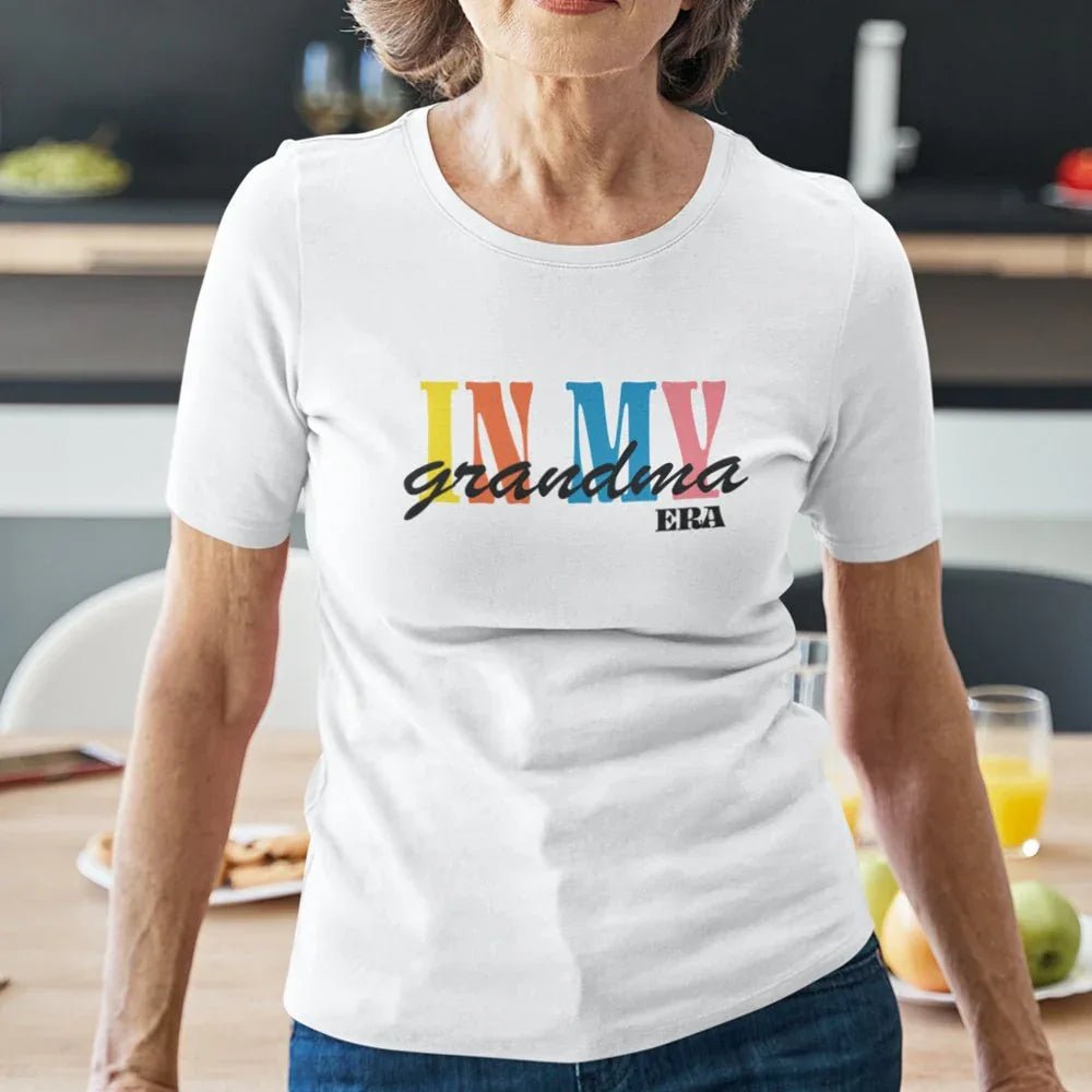 In My Grandma Era Women's Organic Cotton Tee - Create Marketplace