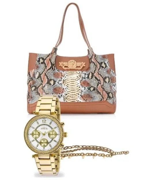 INVICTA ANGEL QUARTZ WOMEN'S 36MM WATCH + SHARIF BAG BUNDLE - Create Marketplace