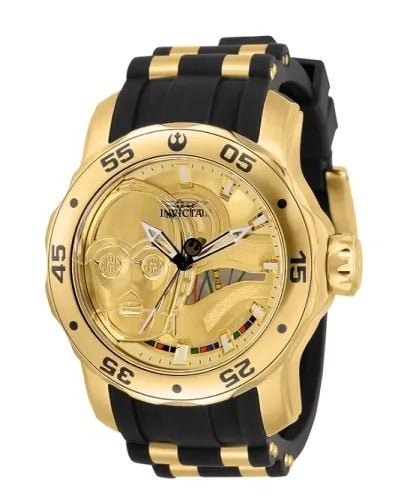 INVICTA STAR WARS LIMITED EDITION C-3PO 48MM QUARTZ WATCH - Create Marketplace