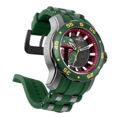 INVICTA STAR WARS MANDALORIAN BOBA FETT LIMITED EDITION QUARTZ 48MM WATCH - Create Marketplace