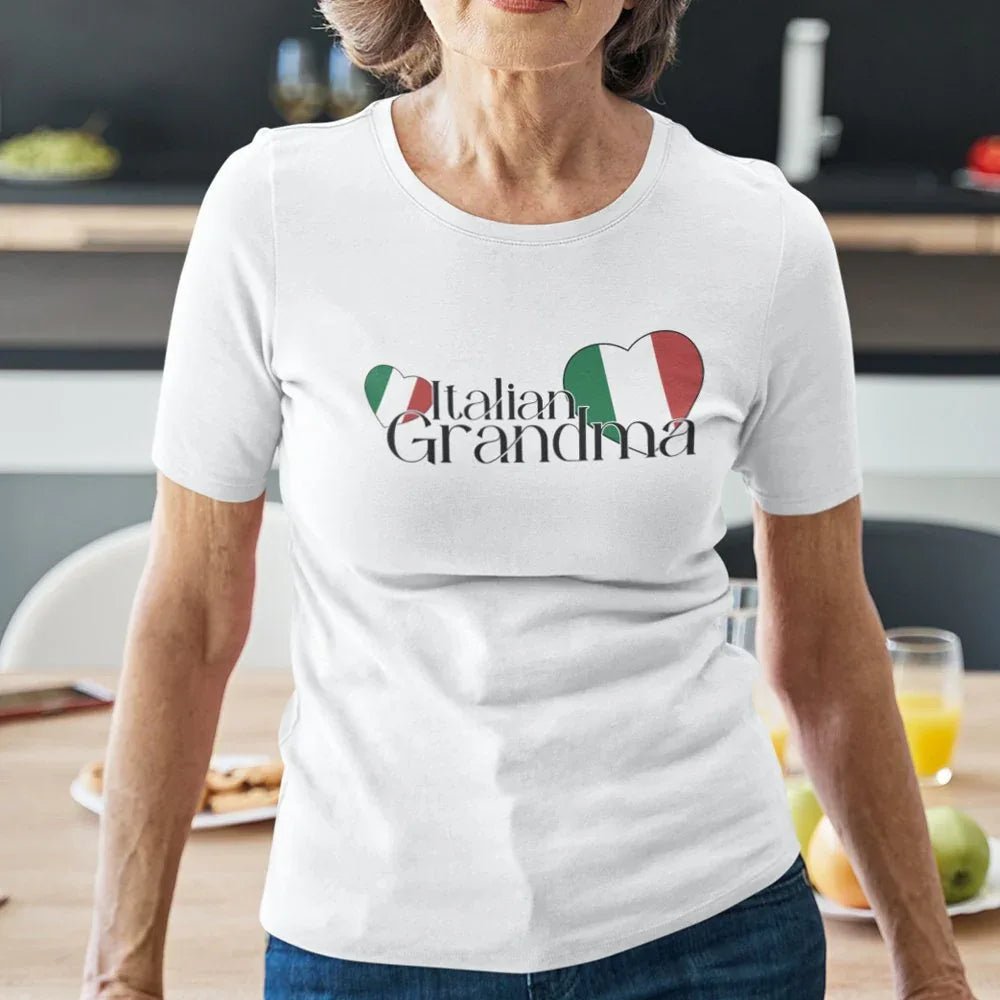 Italian Grandma Women's Organic Cotton Tee - Create Marketplace