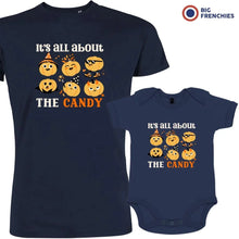 It's All About The Candy Halloween Dad and Child Organic Cotton family Set (Set of 2) - Create Marketplace