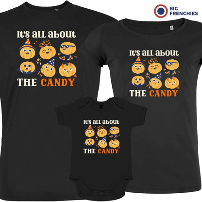 It's All About The Candy Halloween Matching Organic Cotton Family Set (Set of 3) - Create Marketplace