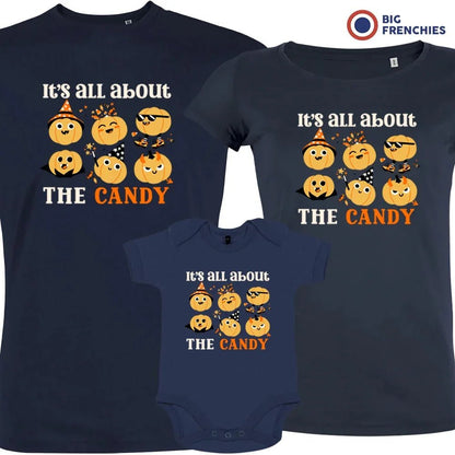 It's All About The Candy Halloween Matching Organic Cotton Family Set (Set of 3) - Create Marketplace