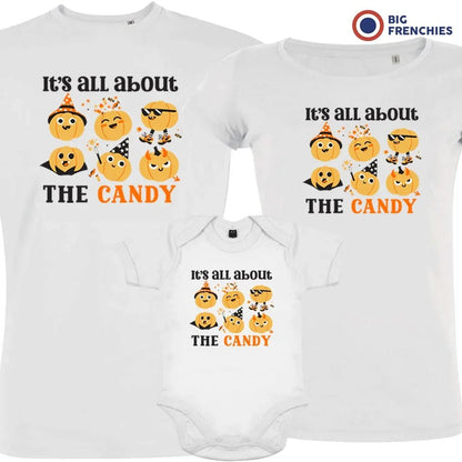 It's All About The Candy Halloween Matching Organic Cotton Family Set (Set of 3) - Create Marketplace