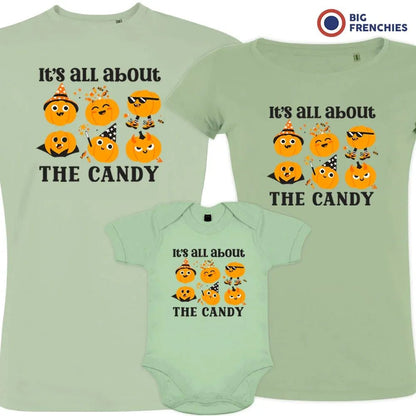 It's All About The Candy Halloween Matching Organic Cotton Family Set (Set of 3) - Create Marketplace