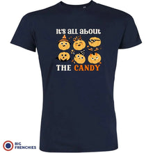 It's All About The Candy Halloween Men's Organic Cotton Tee - Create Marketplace