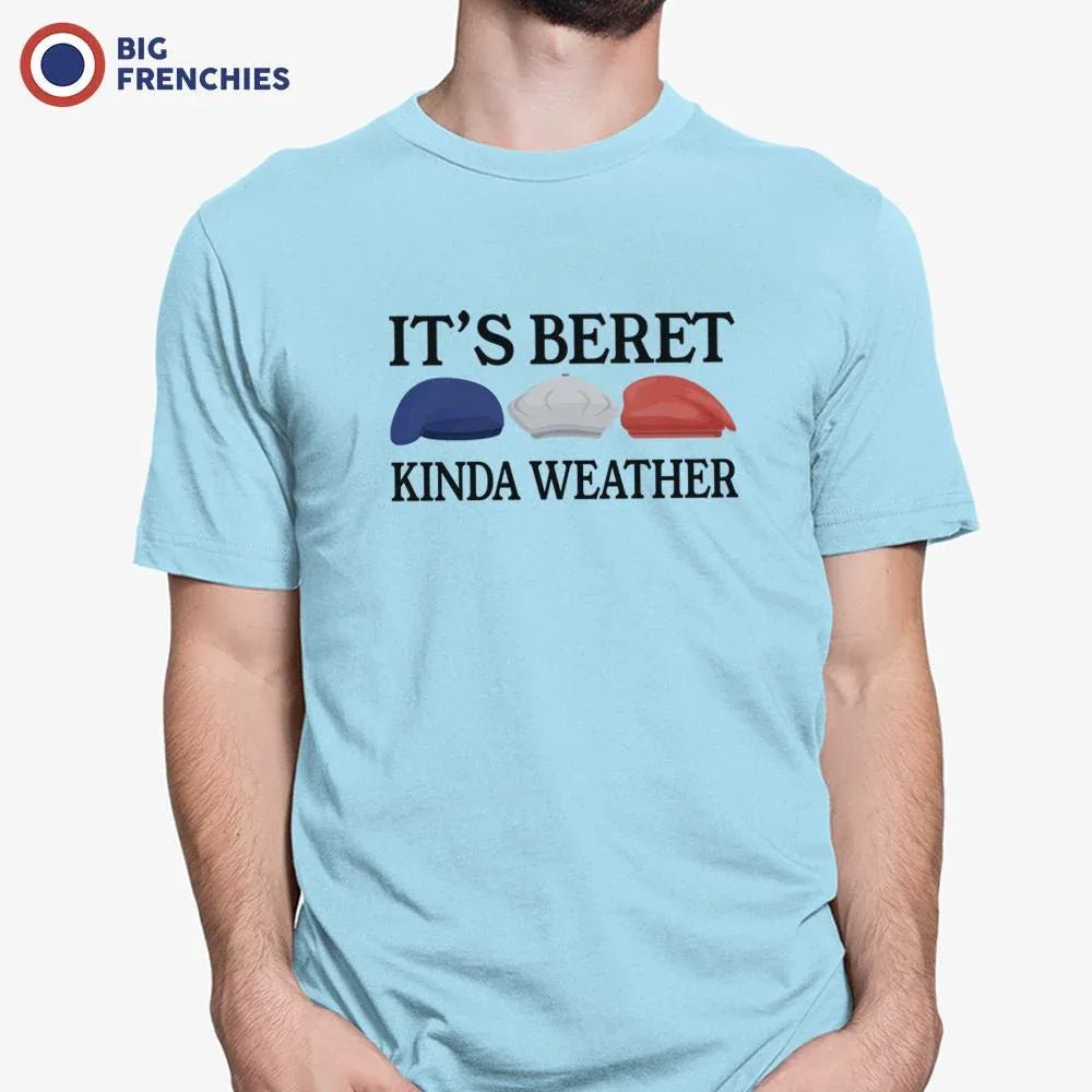 It's Beret Kinda Weather Men's Organic Cotton Tee - Create Marketplace