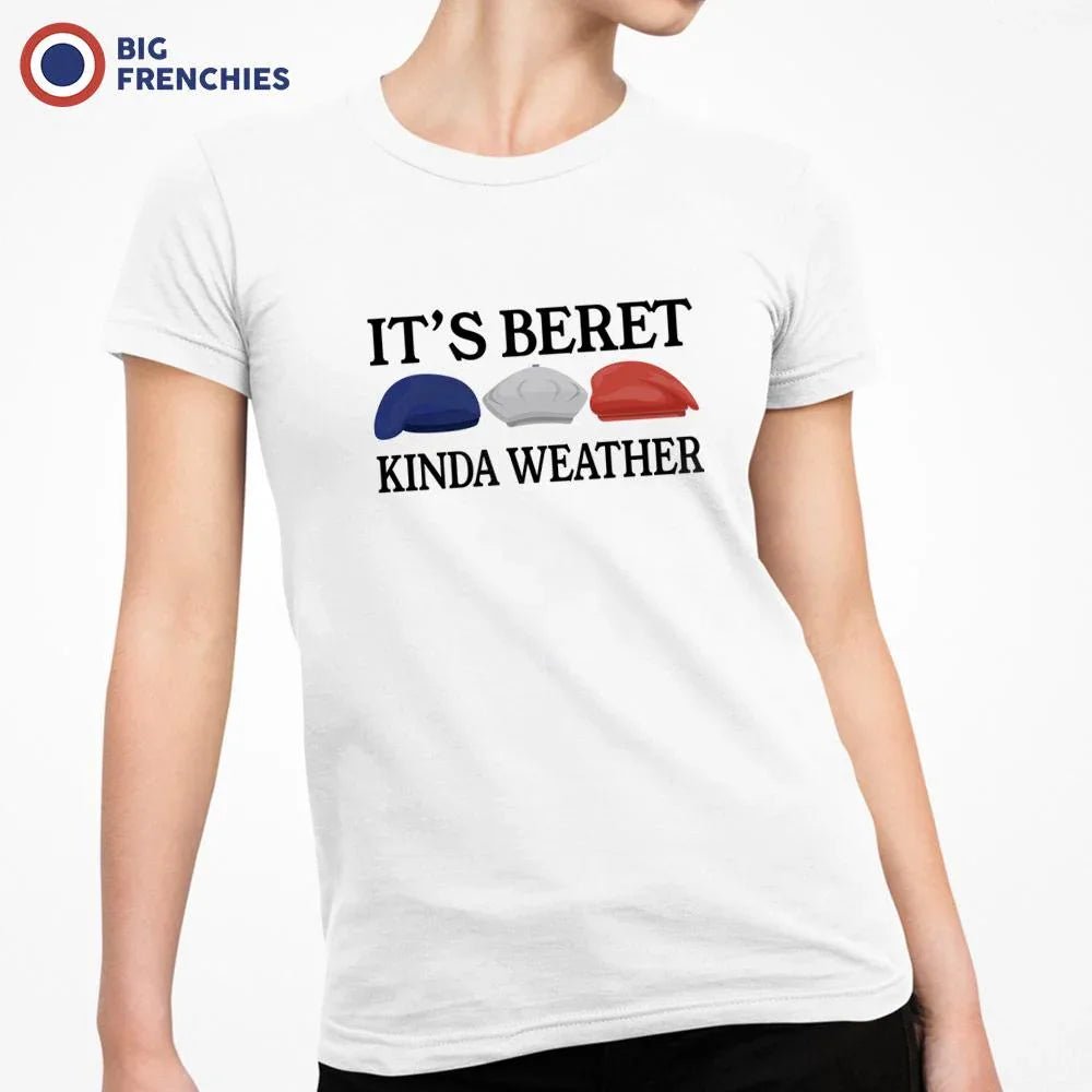 It's Beret Kinda Weather Women's Organic Cotton Tee - Create Marketplace