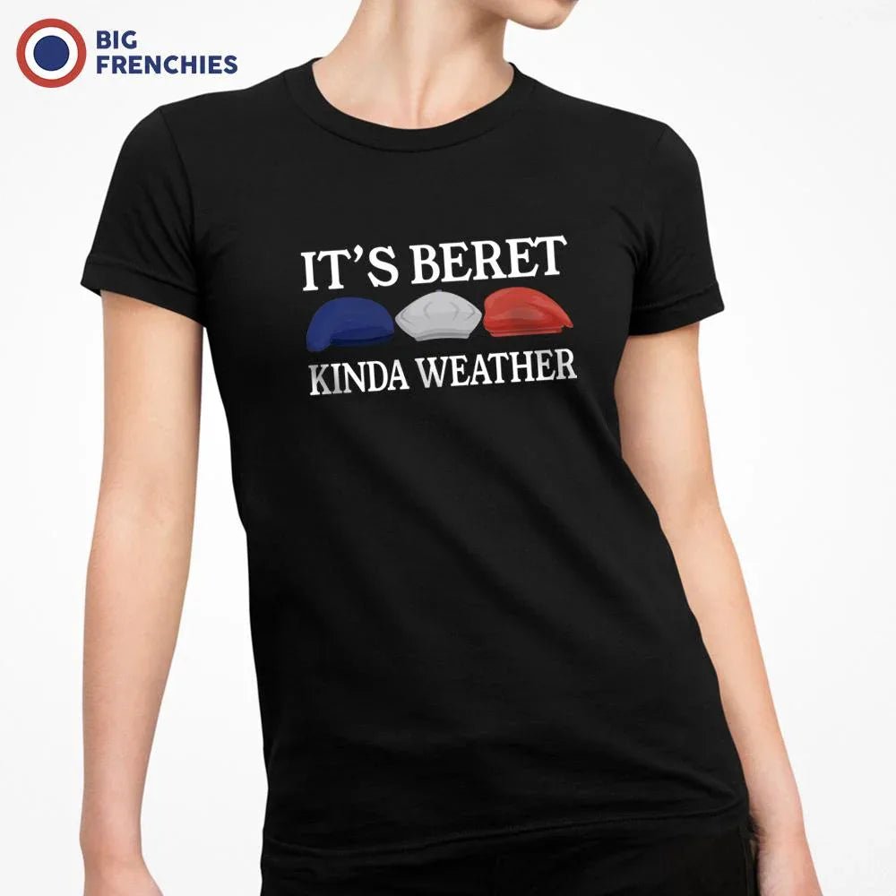 It's Beret Kinda Weather Women's Organic Cotton Tee - Create Marketplace