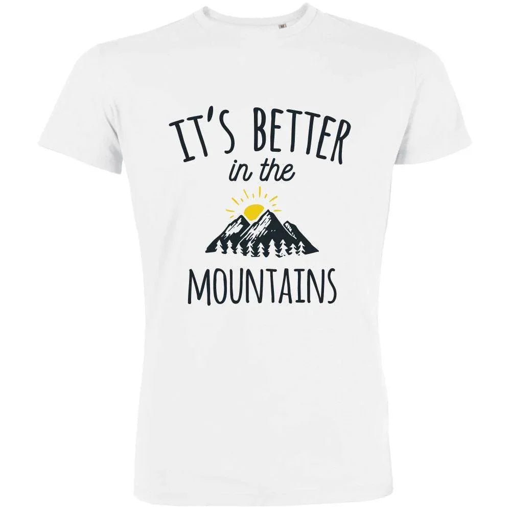 It's Better In The Mountains Men's Organic Tee - Create Marketplace