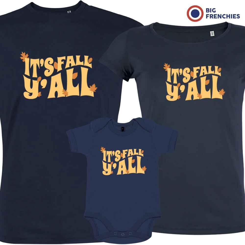 It's Fall Y'All Matching Organic Cotton Family Set (Set of 3) - Create Marketplace