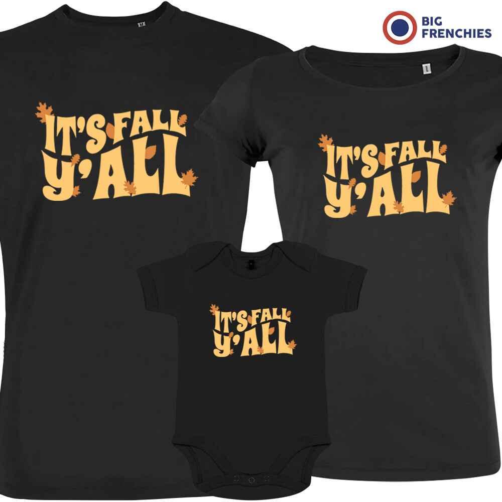 It's Fall Y'All Matching Organic Cotton Family Set (Set of 3) - Create Marketplace