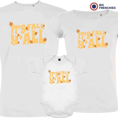 It's Fall Y'All Matching Organic Cotton Family Set (Set of 3) - Create Marketplace