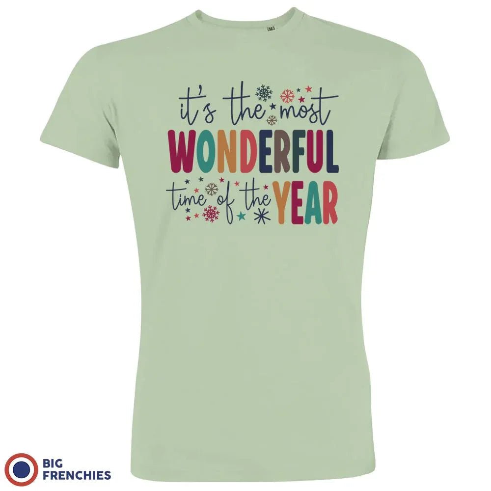 It's The Most Wonderful Time Of The Year Christmas Men's Organic Cotton Tee - Create Marketplace