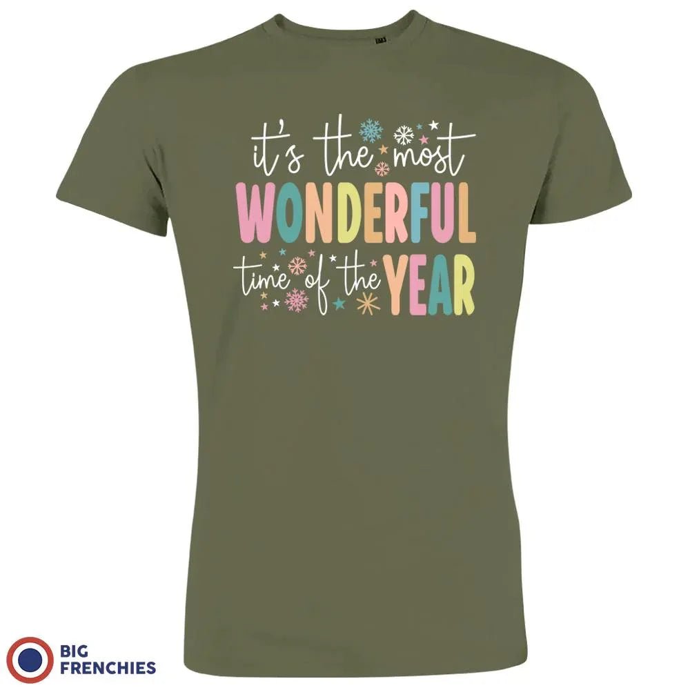 It's The Most Wonderful Time Of The Year Christmas Men's Organic Cotton Tee - Create Marketplace