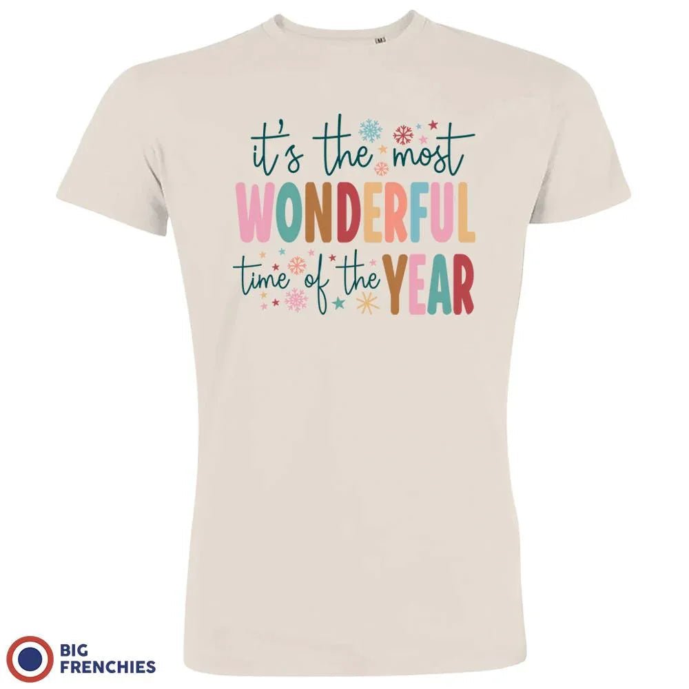 It's The Most Wonderful Time Of The Year Christmas Men's Organic Cotton Tee - Create Marketplace