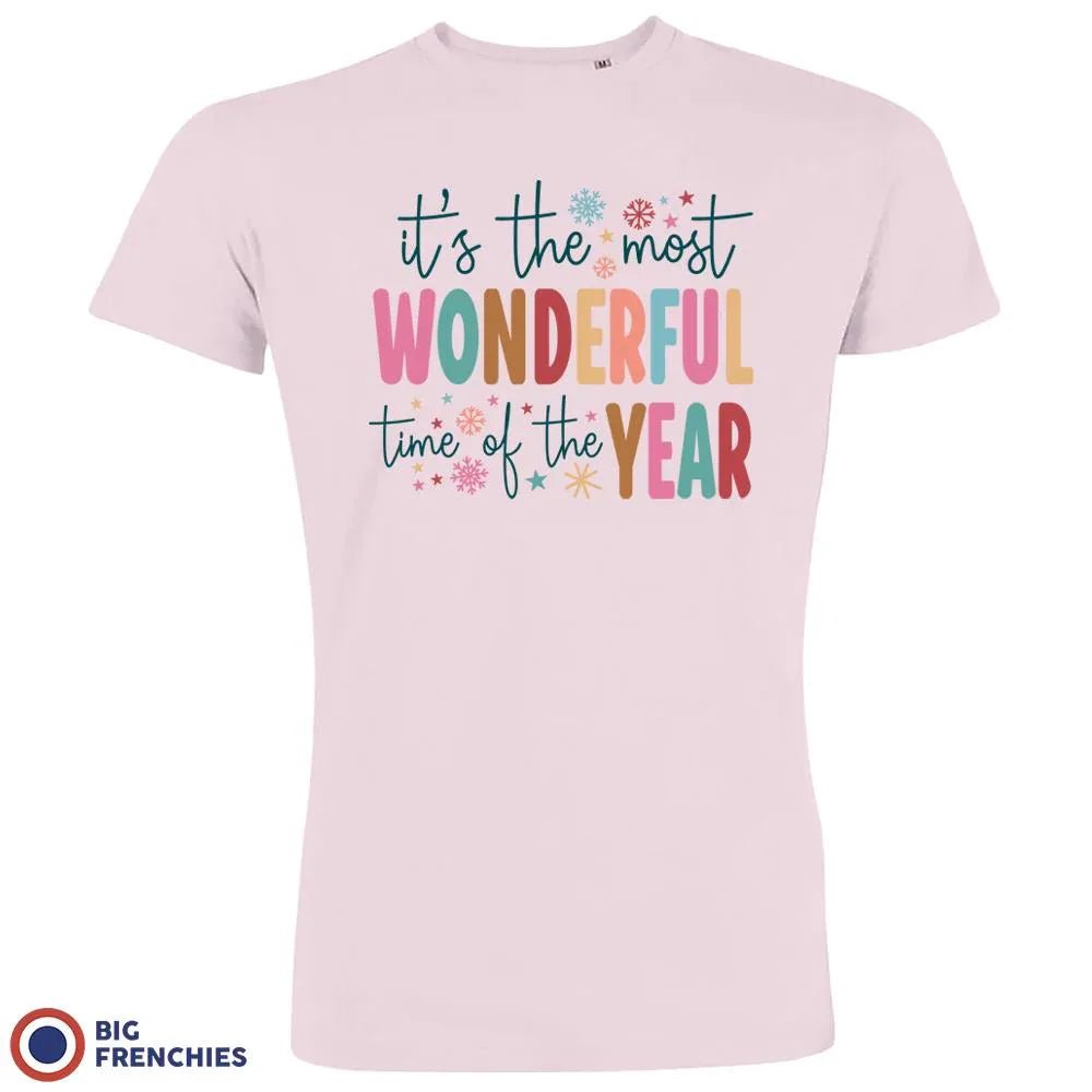 It's The Most Wonderful Time Of The Year Christmas Men's Organic Cotton Tee - Create Marketplace