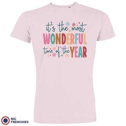 It's The Most Wonderful Time Of The Year Christmas Men's Organic Cotton Tee - Create Marketplace