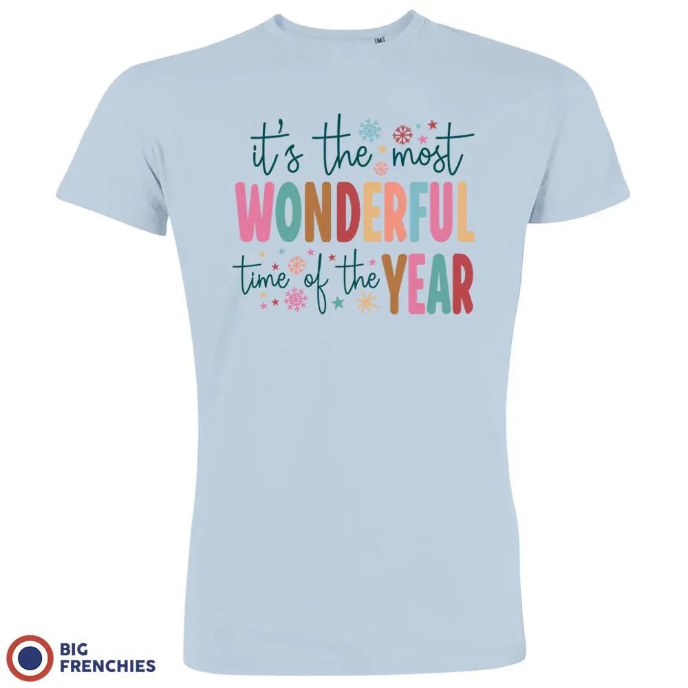 It's The Most Wonderful Time Of The Year Christmas Men's Organic Cotton Tee - Create Marketplace