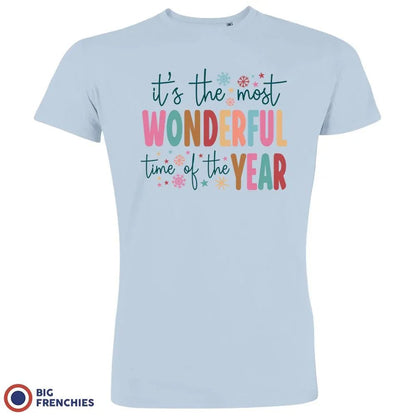 It's The Most Wonderful Time Of The Year Christmas Men's Organic Cotton Tee - Create Marketplace