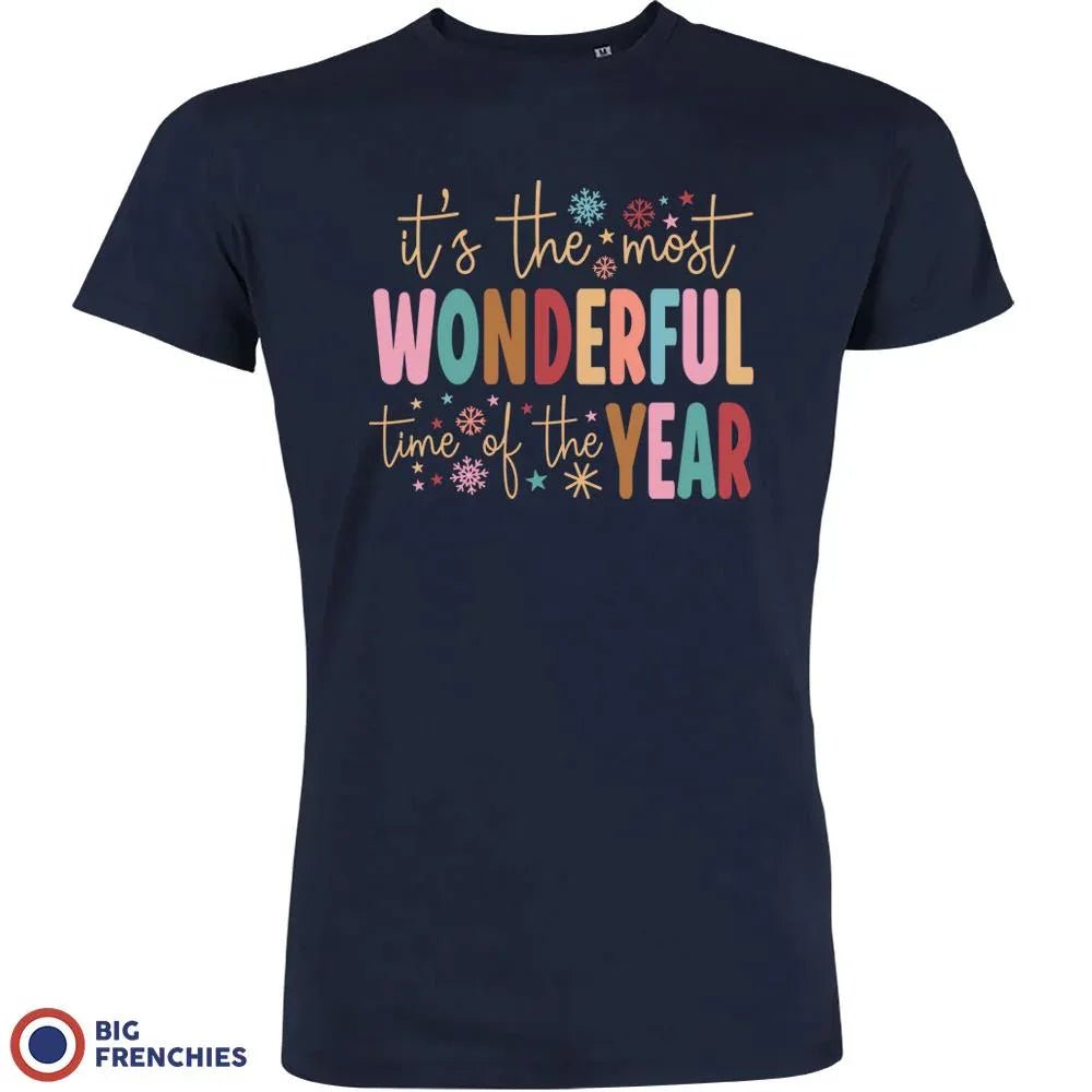 It's The Most Wonderful Time Of The Year Christmas Men's Organic Cotton Tee - Create Marketplace